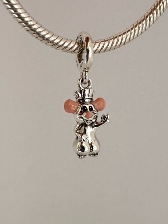 Pandora Ratatouille Remix Mouse Rat Cook Chef CHARM - Picture 2 of 8